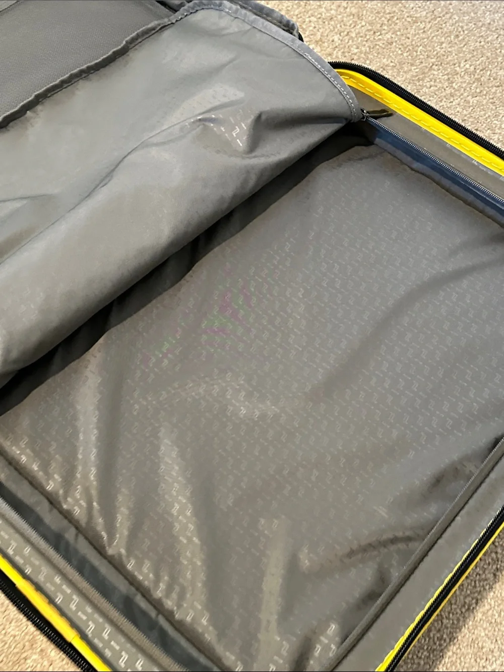 NEW! Porsche Design Signal Yellow Hard Shell Carry On with Front Sleeve